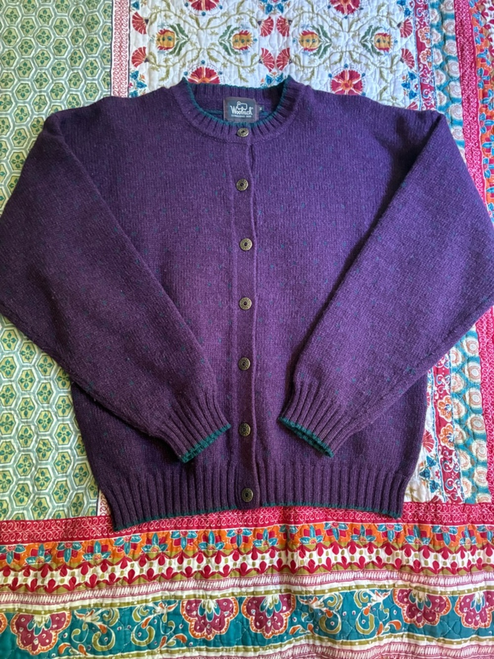 Woolrich Button Up Wool Sweater